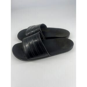Adidas Mnes Sandals Size 11 Black Slip On Athletic Slides Y2K Sports Active